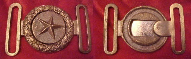 2 inch United States Civil War Buckle Brass Plated - G3 - Leathersmith  Designs Inc.