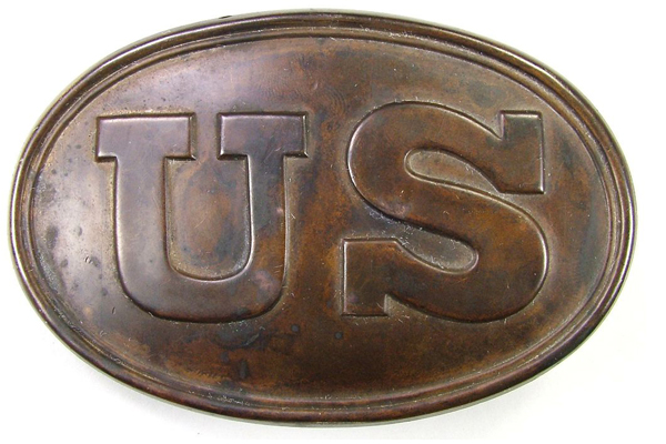 Original Civil War U.S. Belt Plate and Belt